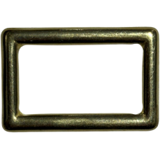 Square Brass 1 1/2" x 3/4" (38mm x 20mm)