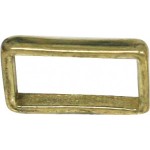 Buckle Keeper Flat 3/4 Brass
