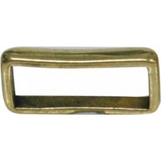 Buckle Keeper Flat 7/8 Brass