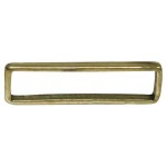 Buckle Keeper Flat 1 1/2 Brass