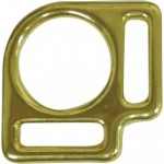 Halter Square 2 Loop 3/4 Brass*4mm