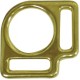 Halter Square 2 Loop 3/4 Brass*4mm