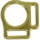 Halter Square 2 Loop 1   Brass *5mm