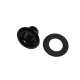 EYELET SOLID BRASS BLACK (PVD) (13*7mm) (Pk 10)