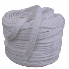 Flat Braided Cotton Rope 1 (25mm)white