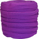 Flat Braided Cotton Rope 1 (25mm)purple