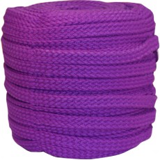 Flat Braided Cotton Rope 1 (25mm)purple