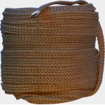 Flat Braided Cotton Rope 1 (25mm)brown