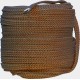 Flat Braided Cotton Rope 1 (25mm)brown