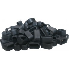 PVC KEEPER BLACK 1"  (25mm) (BAG OF 100)