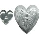 Concho Heart 1     Chic/scr S/sil/plate