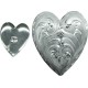 Concho Heart 1 1/2 Chic/scr S/sil/plate