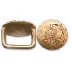 Concho Bridle Loop 1 Jew Bronze 3/4