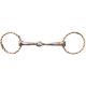 RING SNAFFLE SS MOUTH w/ COPPER/SS RINGS COB