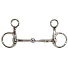 Half Cheek Snaffle Round Eyes Cob   S/s