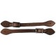 Spur Strap Brown With Stitching