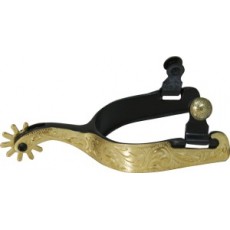 Campdraft Spur/lip Engraved Trim Black
