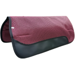 Western Saddle Pad Perforated Burgundy