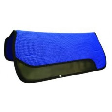 Western Saddle Pad Perforated Blue