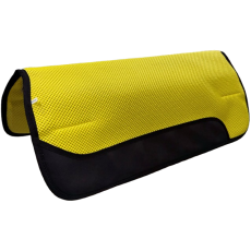 Western Saddle Pad Perforated Yellow