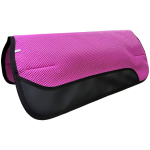 Western Saddle Pad Perforated Magenta