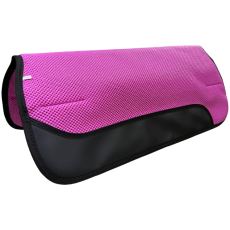 Western Saddle Pad Perforated Magenta