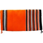 Saddle Blanket Fluro Orange Black And White