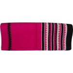 Saddle Blanket Fuschia  Black And White