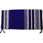 Saddle Blanket Blue With Black/white