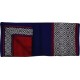 Blanket Diamond Rev Burg/lt Royal Blue