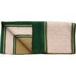 Blanket Diamond Rev Hu/green/caramel