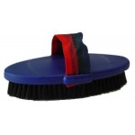 Plastic Backed Body Brush Blue