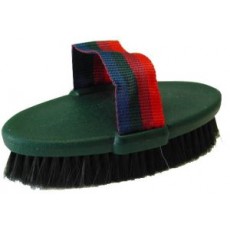 Plastic Backed Body Brush Green