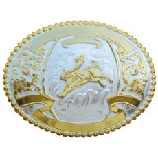 Buckle Bull Rider  3 1/2 X 4 1/2