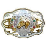 Buckle Horse Head 2 3/4 X 4 1/8