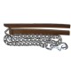 Lead W/ Chain Brown