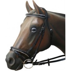 Snaffle Bridle Black Pony