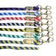 Thick Soft Braided Lead Blue/white(240cm