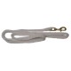 Flat Braided Cotton Lead 8` White