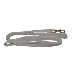 Flat Braided Cotton Lead 10` White