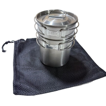 Quart Pot SS Double Layer w/ Bag