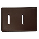Leather Square Double Hole