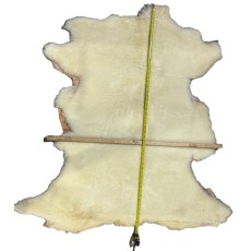 USA PREMIUM VEG TANNED SHEEPSKIN NATURAL
