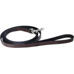 Dog Lead Leather Brown 3/8x42