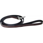 Dog Lead Leather Brown 3/8x72