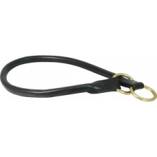 Dog Collar Round Black 5/8x14