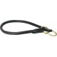 Dog Collar Round Black 3/4x18