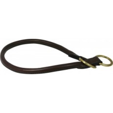 Dog Collar Round Brown 5/8x16