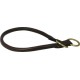 Dog Collar Round Brown 7/8x20