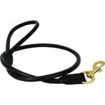 Dog Lead Round Black 1 1/4x60